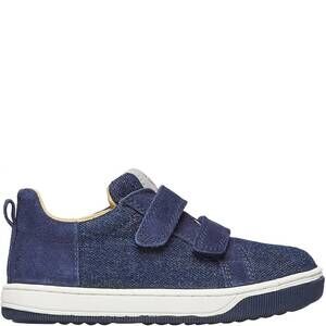 NEW NATURINO boys caleb denim velcro sneaker in navy